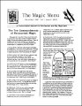 Magic Menu volume 1, number 4 (Mar - Apr 1991) by Jim Sisti