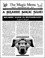 Magic Menu volume 5, number 27 (Jan - Feb 1995) by Jim Sisti