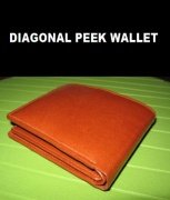 Diagonal Peek Wallet