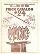 Magic Inc. Trick Catalog #24 by Frances Marshall