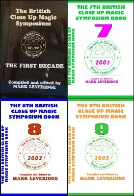 British Close-Up Magic Symposium: All nine Symposium books by Mark Leveridge