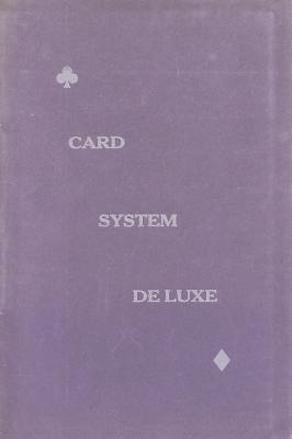 Card System Deluxe by H. Adrian Smith