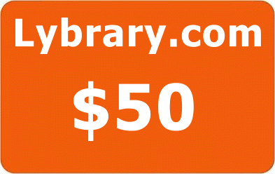 Gift Card $50 by Lybrary.com