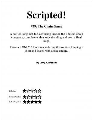 Scripted #39: The Chain Game by Larry Brodahl