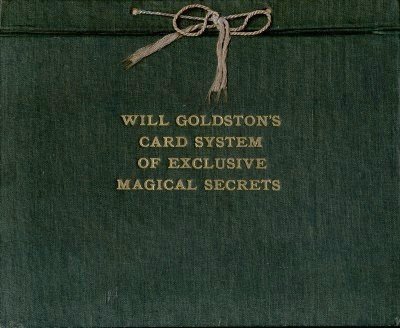 Will Goldston's Card System of Exclusive Magical Secrets (used) by Will Goldston