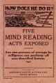 Five Mind Reading Acts Exposed by unknown