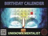 Birthday Calendar by Unknown Mentalist