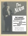 The Ghost Manuscript by Doc Nixon