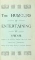 The Humours of Entertaining by Laurance Glen Spitari
