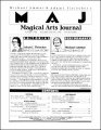 Magical Arts Journal Volume 1 Issue 1 (Aug 1986) by Michael Ammar & Adam J. Fleischer