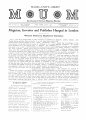 Read more about MUM Volume 11 (July 1921 - June 1922) by Charles Roltare