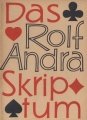 Das Rolf Andra Skriptum (Skriptum Erlesener Magie II) by Rolf Andra