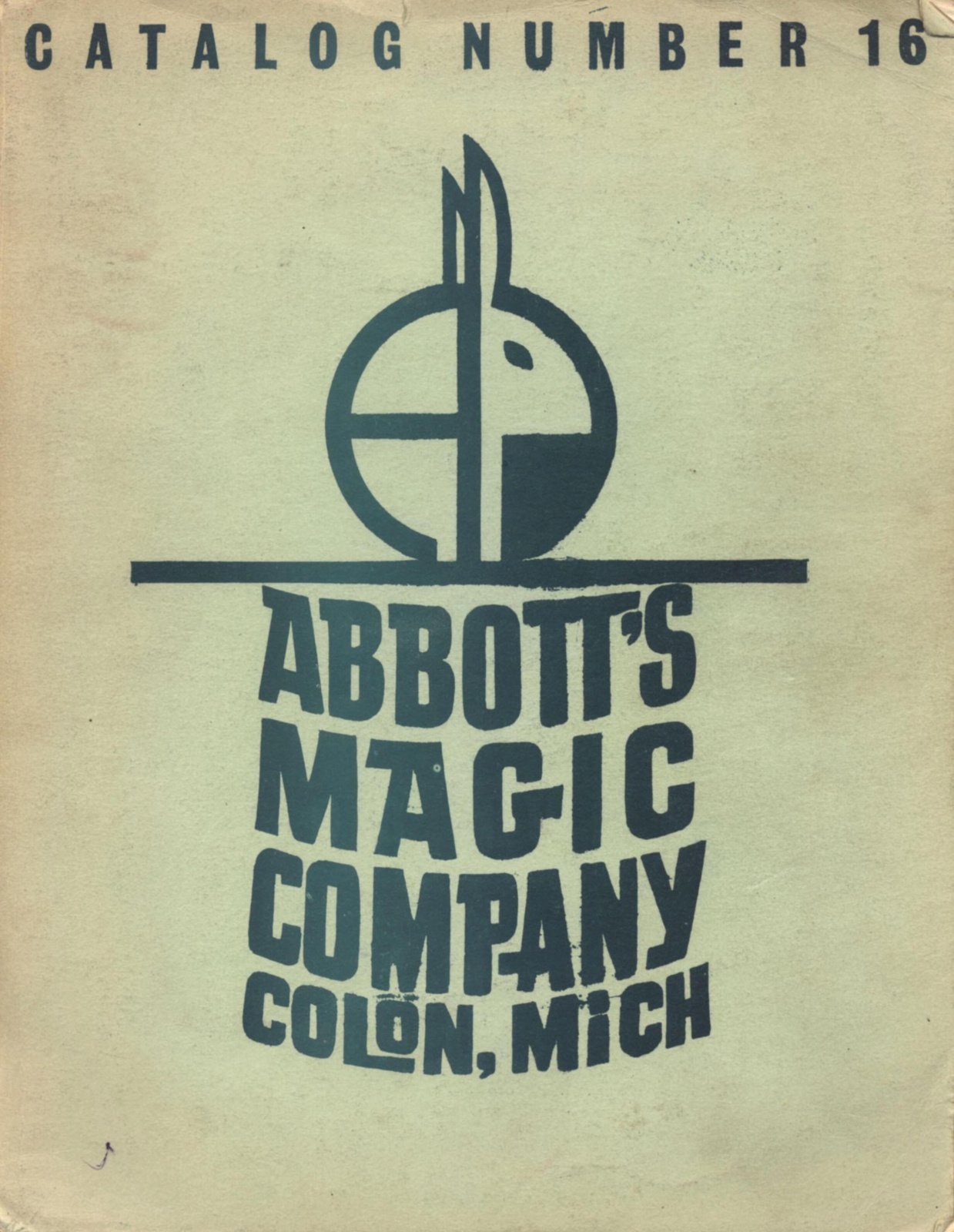 Abbott Magic Catalog 16 1964 by Recil Bordner