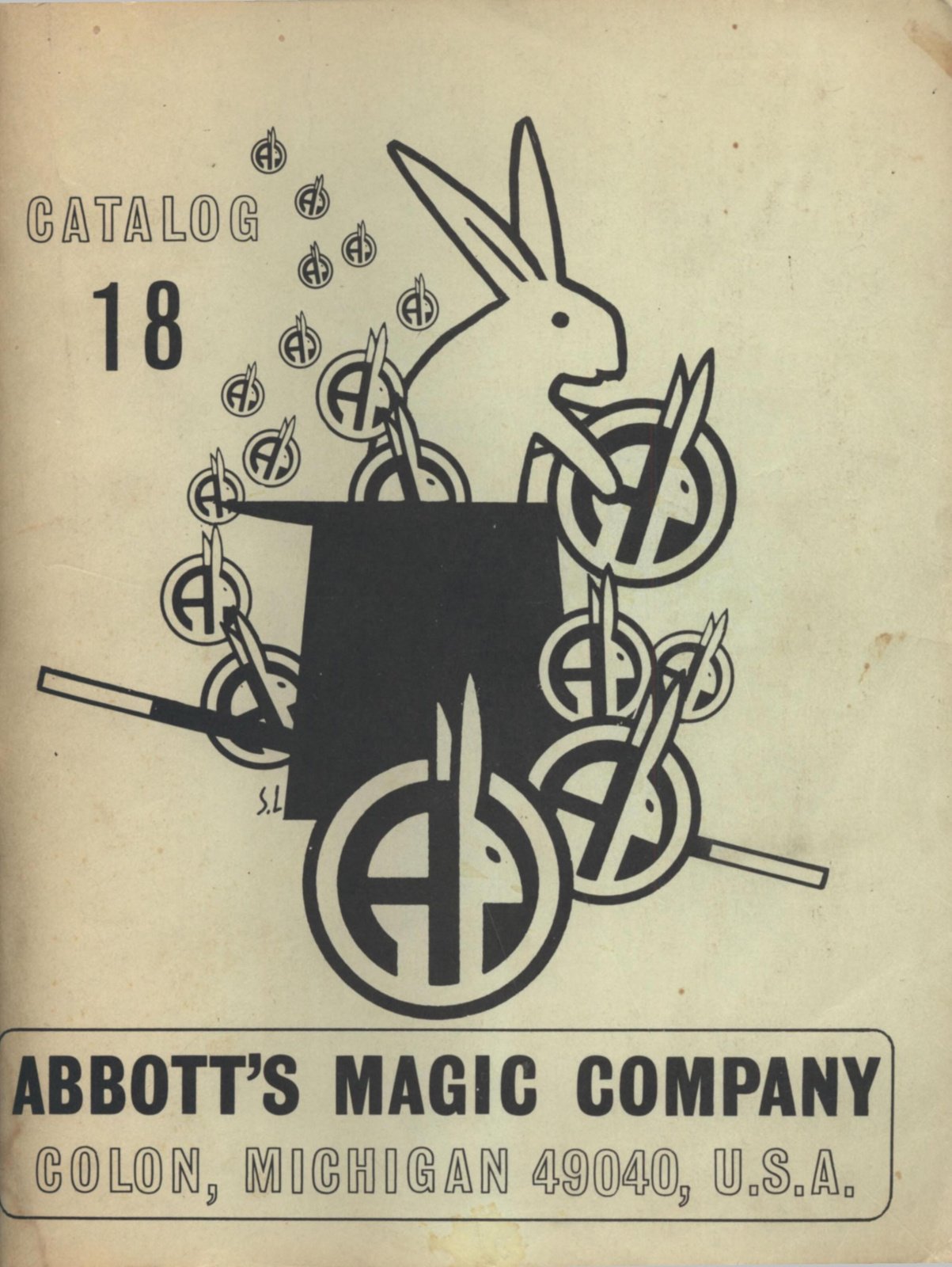 Abbott Magic Catalog 18 1969 by Recil Bordner