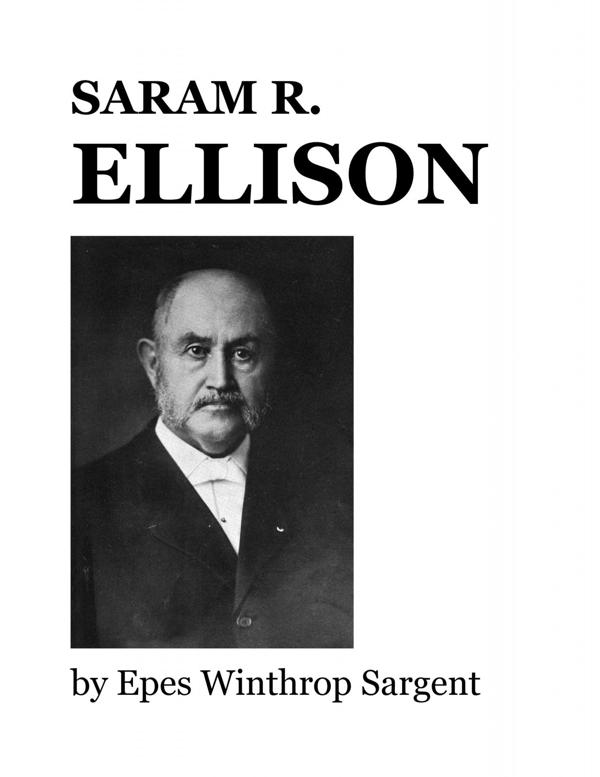 Saram R Saram R. Ellison by Epes Winthrop Sargent : Lybrary.com