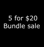 5 for $20 Bundle Sale by Larry Brodahl