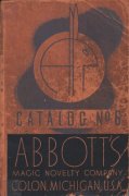 Abbott Magic Catalog #6 1940 (used) by Percy Abbott