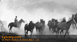 #AD001 Horses at Sunup by Arthur A. Dailey