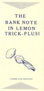 The Bank Note in Lemon Trick Plus (used) by Edwin Hooper & Ian Adair