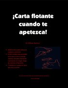 Carta Flotante Cuando te Apetezca by Wilhelm Eberhard
