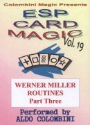ESP Card Magic Vol. 19: Werner Miller Part 3 by Aldo Colombini