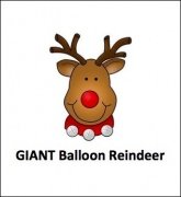 Giant Balloon Reindeer