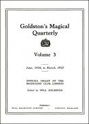 Goldston's Magical Quarterly Volume 3 (Jun 1936 - Mar 1937) by Will Goldston
