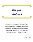 Hiring an Assistant by Brian T. Lees
