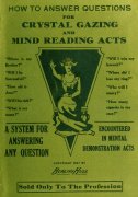 How to Answer Questions for Crystal Gazing and Mind Reading Acts by Burling Hull