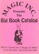 Magic Inc. Big Book Catalog by Frances Marshall