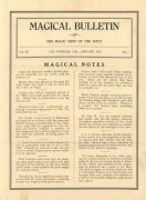 Magical Bulletin Volume 3 (1915) by Floyd Gerald Thayer