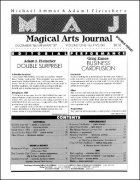 Magical Arts Journal Volume 1 Issue 5 and 6 (Dec 1986 - Jan 1987) by Michael Ammar & Adam J. Fleischer