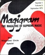 Magigram Volume 5 (Sep 1972 - Aug 1973) by Supreme-Magic-Company