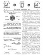 MUM Volume 4 (November 1915 - May 1916) by Charles Roltare