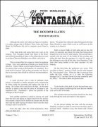 New Pentagram Magazine Volume 5 (March 1973 - February 1974) by Peter Warlock