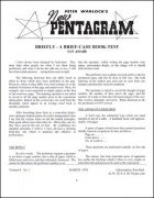 New Pentagram Magazine Volume 8 (March 1976 - February 1977) by Peter Warlock