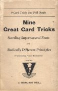 Nine Great Card Tricks (used) by Burling Hull