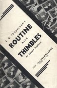 Proudlock's Routine with Thimbles (used) by Edward Bagshawe