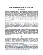Psychology of Prestidigitation by Alfred Binet