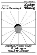 Magisches Spezialthema Nr. 17: Machbare Mental-Magie für Jedermann by Dr. Hans-Gerhard Stumpf