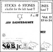 Sticks and Stones: a leaflet for the left hand by Jon Racherbaumer