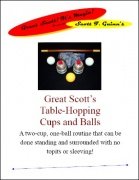Table-Hopping Cups and Balls by Scott F. Guinn