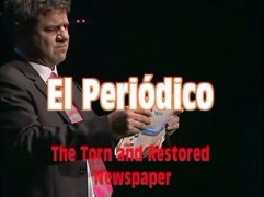 The Torn and Restored Newspaper by Antonio Romero
