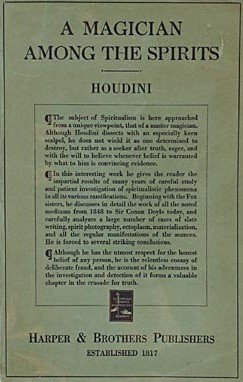 A Magician Among The Spirits (used) by Harry Houdini