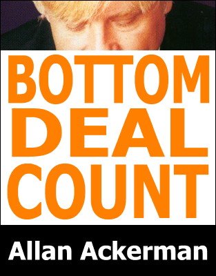 Bottom Deal Count by Allan Ackerman