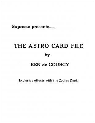 The Astro Card File by Ken de Courcy