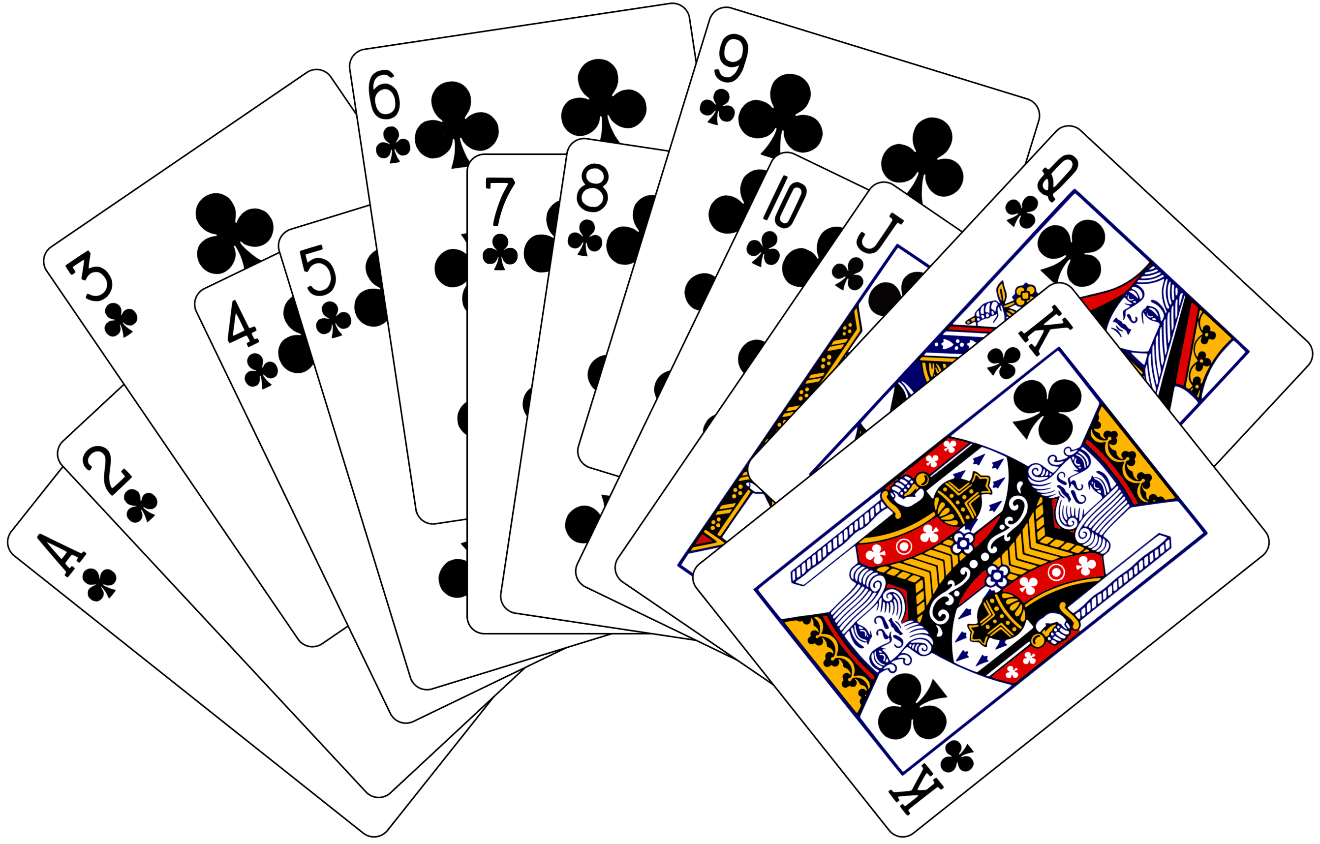 up-jogged cards