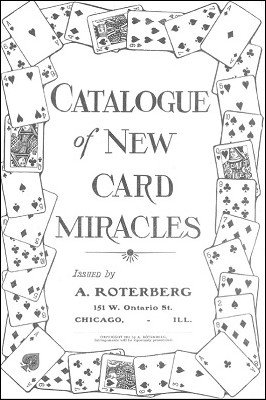 Catalogue of New Card Miracles by August Roterberg