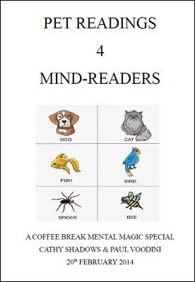Coffee Break Mental Magic: Pet Readings for Mind-Readers by Cathy Shadows & Paul Voodini