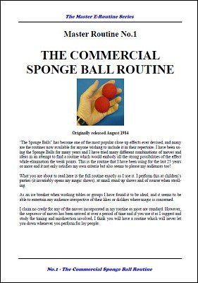 Commercial Sponge Ball Routine by Mark Leveridge